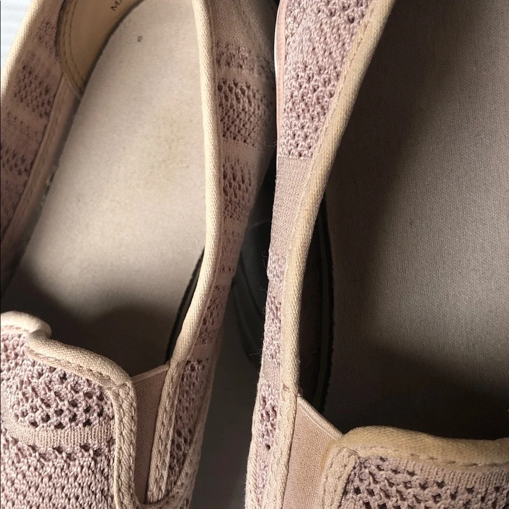 SPERRY Women’s Seaside Striped Knit Slip-on Sneakers size 9.5 Rose